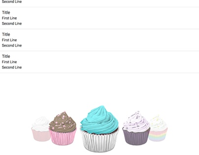 Cupcake Chatroom Mock-Up in Javascript and Materialize