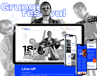 Festival website design