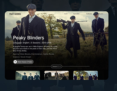 Peaky Blinders Web UI