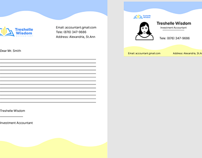Letter head and Business card