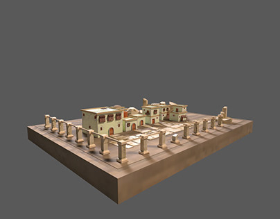 3D Modal of Desert House