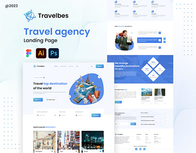 Travelbes Landing Page