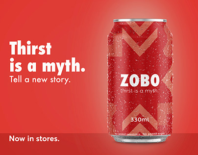 Zobo: Thirst is A Myth packaging/ ad concept