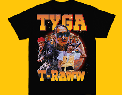 TYGA T-RAWW T-SHIRT DESIGN