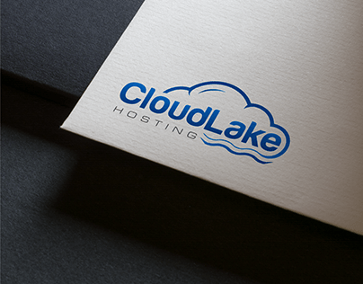 Cloud Lake Hosting Logo Design