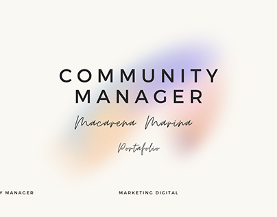 Community Manager - Macarena Marina Capello