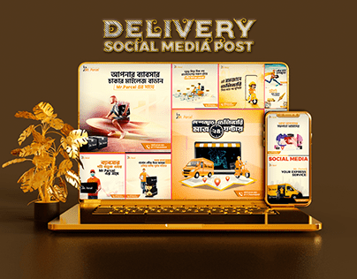 Delivery Social Post Banner Ads Design