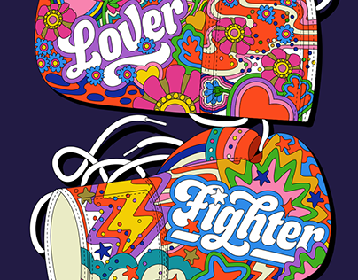Lover + Fighter illustration