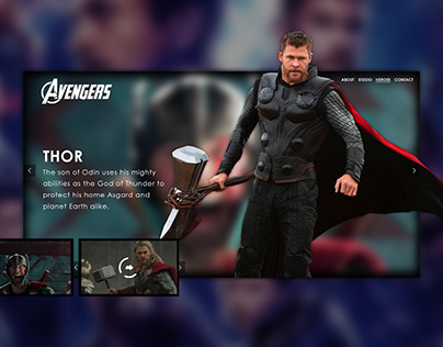Avengers ' Thor ' Concept UI Design