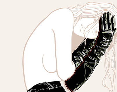 “Black gloves” illustration and poster