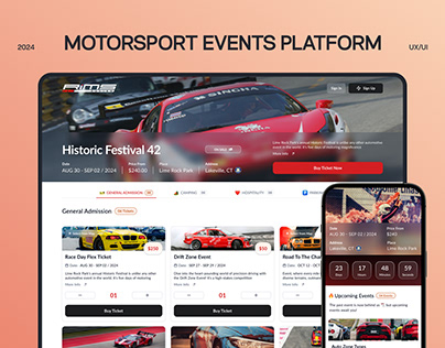 Motorsport Events & Ticketing Platform
