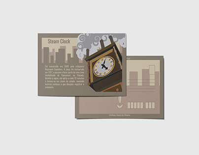 Projeto Gráfico Steam Clock
