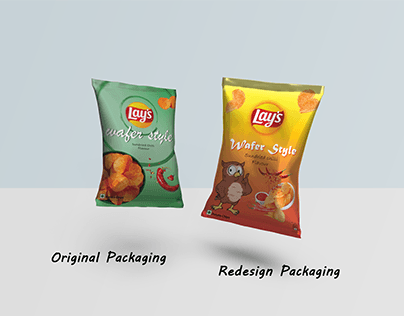 "Lays Wafer Style" Product Packaging Redesign