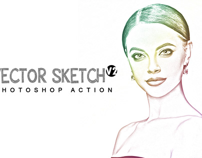 Vector Sketch V2 Photoshop Action