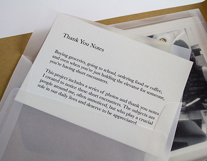 Short Encounters: Thank You Notes