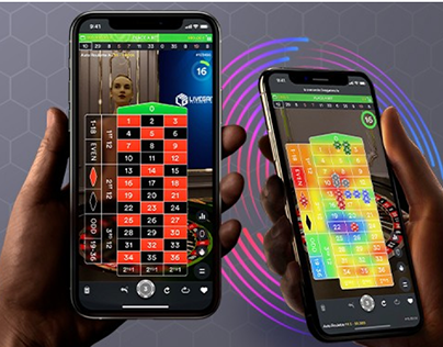 Roulette casino game mobile application