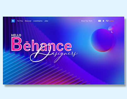 Behance designers banner design