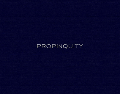 PROPINQUITY / jewelry brand identity