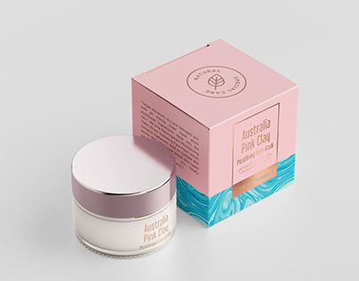Australia Pink Clay Packaging Design