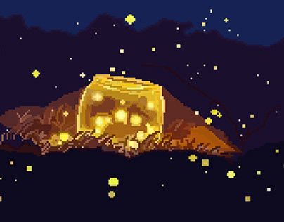 Night Firefly pixel