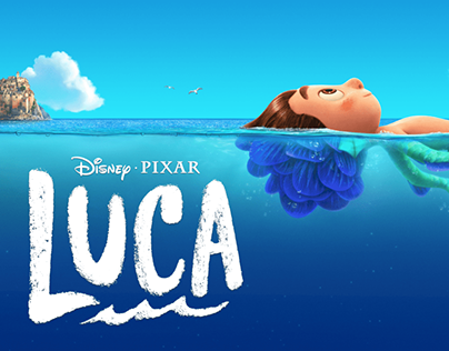 Currently working on the re-design of Luca film poster.
