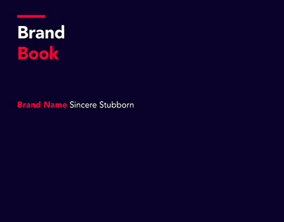 Brand Book (Sincere stubborn)
