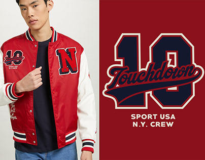 VARSITY WITH PATCHES DESIGN