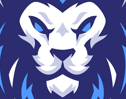 Lion esports gaming mascot logo