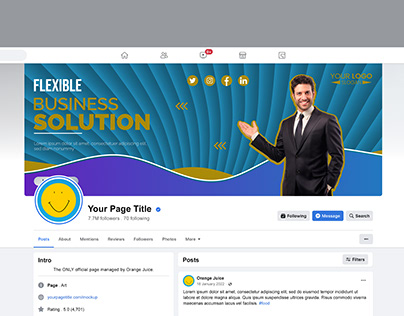 Expertly designed Facebook cover for you!