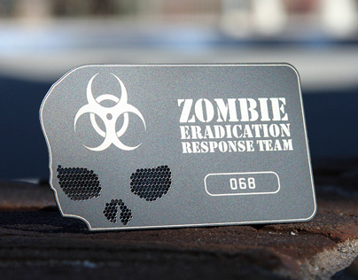Zombie Black Metal Cards