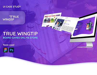 True Wingtip - Board games online store [UI Design]