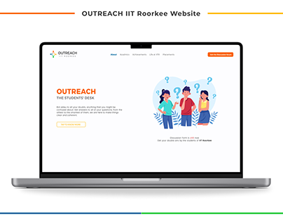 Website Design - Outreach IIT Roorkee