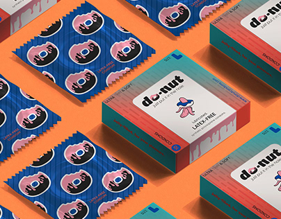 donut condoms branding project