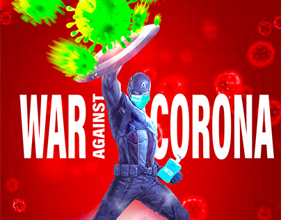 Corona War Poster Design #coronavirus
