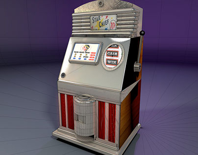 Slot machine 3D model