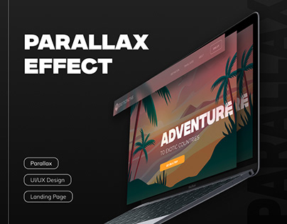 PARALLAX EFFECT for landing page