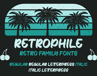 Retrophile Family Fonts