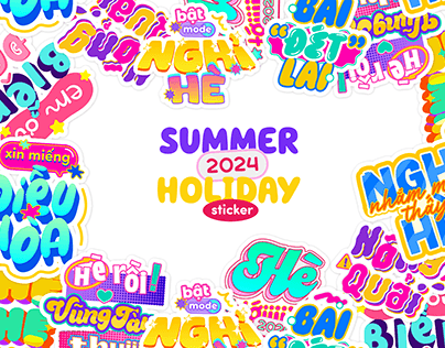 SUMMER 2024 | Sticker Set Design