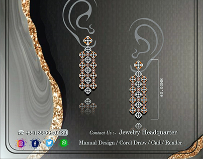 Diamond jewellery / Earrings /Jewellery Design