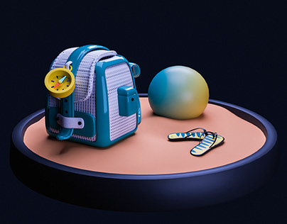 For a holiday (for 3D illustration)