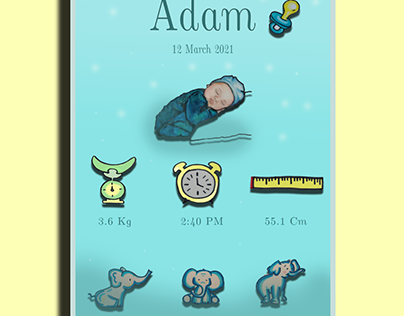 Baby Board-Bebe Adam