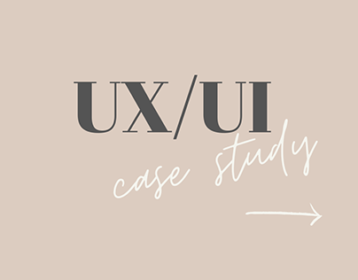 UX/UI case studies