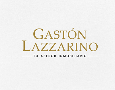 Branding Gastón Lazzarino Gestor Inmobiliario