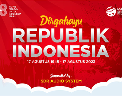 Indonesian independence banner