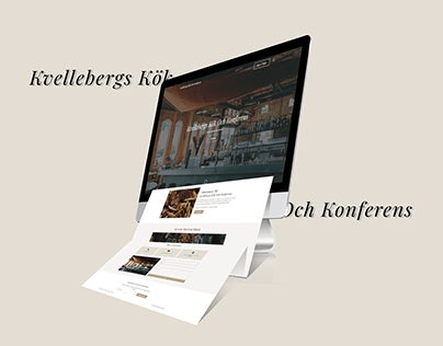 Kvellebergs Kök Och Konferens Landing Page