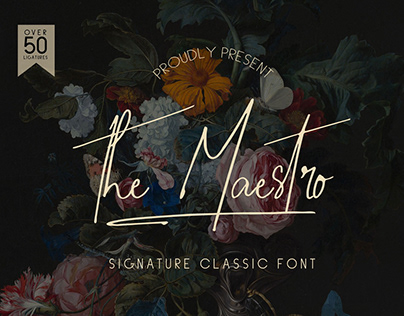 The Maestro - Signature Classic Font