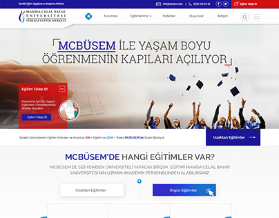 Manisa Celal Bayar Üniversitesi Eğitim Web Sitesi