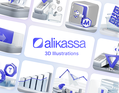 3D Illustrations for AliKassa