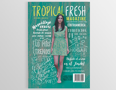Diseño Editorial: Revista con enfoque frutal