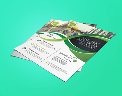 Different Colored Corporate Flyers